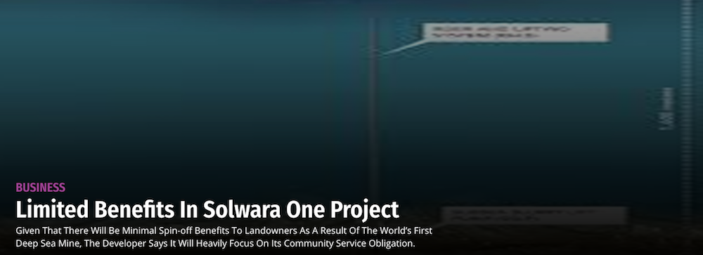 Solwara One Project